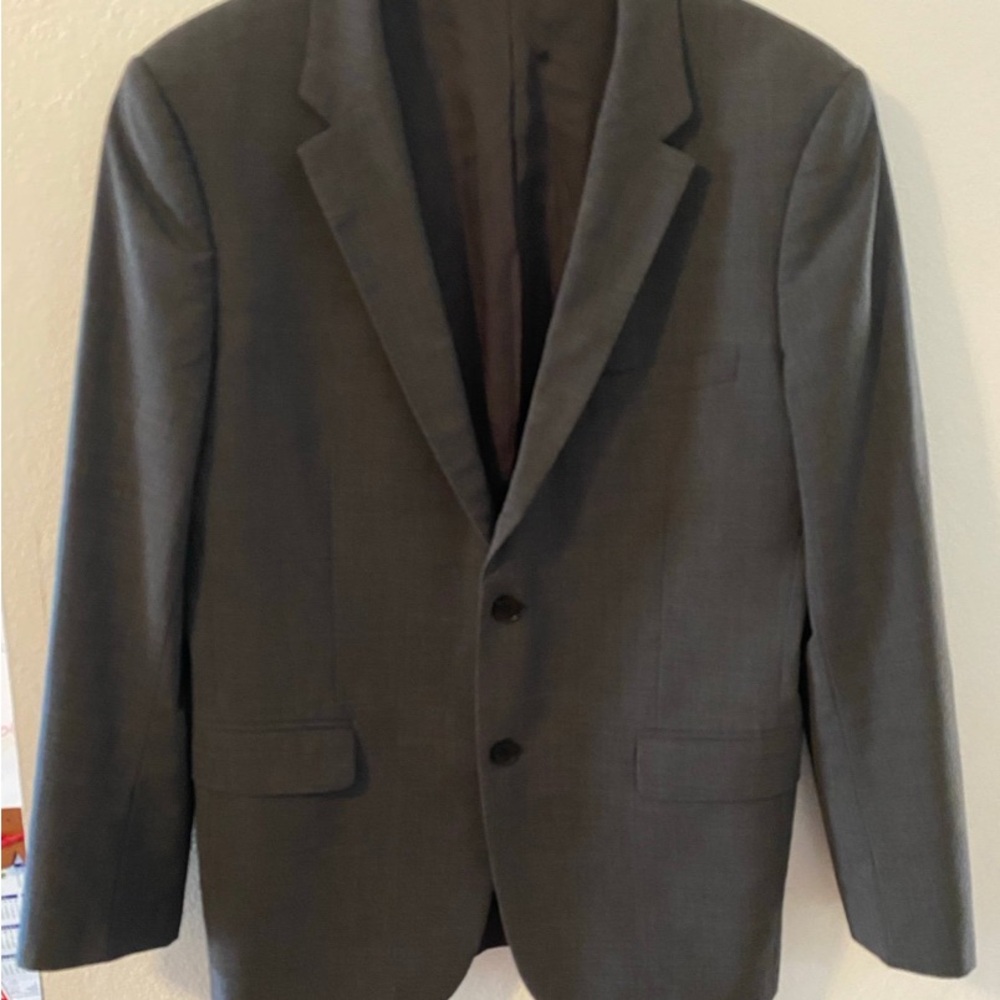 Theory Charcoal Men's Blazer 40 Short